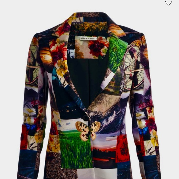 AlICE AND OLIVIA!!! MACEY BLAZER - Picture 5 of 10